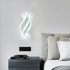 OasisLamp Curve-Shaped LED Wall Light, Minimalist and Sleek Design for Indoor Accent Lighting - Warm and Cool Light Options