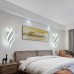 OasisLamp Curve-Shaped LED Wall Light, Minimalist and Sleek Design for Indoor Accent Lighting - Warm and Cool Light Options