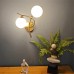 OasisLamp Modern Metal LED Wall Light, Slim and Elegant Indoor Light Fixture for Bedrooms and Hallways - Adjustable Brightness